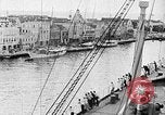 Standbild Passagier steamship Anreise Willemstad Curacao, 1936, aus Sekunde 55 historischem Filmmaterial Videoclip 65675068691
