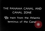 Image of Panama Canal Zone Panama Canal, 1936, second 4 stock footage video 65675068695