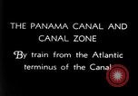 Image of Panama Canal Zone Panama Canal, 1936, second 8 stock footage video 65675068695