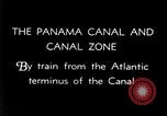 Image of Panama Canal Zone Panama Canal, 1936, second 9 stock footage video 65675068695