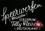 Image of Fleisher wins Javelin in 1936 Olympics Berlin Germany, 1936, second 13 stock footage video 65675068701
