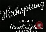 Image of Johnson and Owens in 1936 Olympics Berlin Germany, 1936, second 8 stock footage video 65675068702