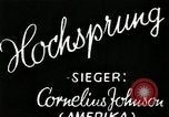 Image of Johnson and Owens in 1936 Olympics Berlin Germany, 1936, second 9 stock footage video 65675068702