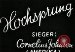 Image of Johnson and Owens in 1936 Olympics Berlin Germany, 1936, second 10 stock footage video 65675068702