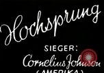 Image of Johnson and Owens in 1936 Olympics Berlin Germany, 1936, second 11 stock footage video 65675068702