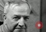 Image of Man listens to vintage radio United States USA, 1935, second 12 stock footage video 65675068706