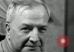 Image of Man listens to vintage radio United States USA, 1935, second 13 stock footage video 65675068706