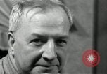 Image of Man listens to vintage radio United States USA, 1935, second 14 stock footage video 65675068706