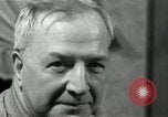 Image of Man listens to vintage radio United States USA, 1935, second 15 stock footage video 65675068706