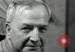 Image of Man listens to vintage radio United States USA, 1935, second 16 stock footage video 65675068706
