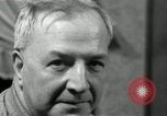 Image of Man listens to vintage radio United States USA, 1935, second 23 stock footage video 65675068706