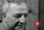 Image of Man listens to vintage radio United States USA, 1935, second 28 stock footage video 65675068706