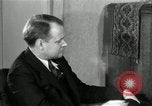 Image of American family listening to their radio United States USA, 1935, second 4 stock footage video 65675068707