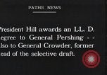 Immagine di John J Pershing Laurea onoraria Missouri United States USA, 1920, secondo 17 filmato di repertorio 65675068721