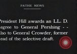 Immagine di John J Pershing Laurea onoraria Missouri United States USA, 1920, secondo 18 filmato di repertorio 65675068721