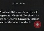 Immagine di John J Pershing Laurea onoraria Missouri United States USA, 1920, secondo 20 filmato di repertorio 65675068721
