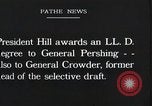 Immagine di John J Pershing Laurea onoraria Missouri United States USA, 1920, secondo 23 filmato di repertorio 65675068721