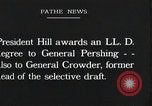 Immagine di John J Pershing Laurea onoraria Missouri United States USA, 1920, secondo 24 filmato di repertorio 65675068721