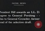 Immagine di John J Pershing Laurea onoraria Missouri United States USA, 1920, secondo 25 filmato di repertorio 65675068721