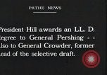 Immagine di John J Pershing Laurea onoraria Missouri United States USA, 1920, secondo 28 filmato di repertorio 65675068721