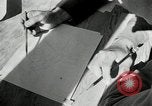 Standbild US Army University Study Center nach Zweiten Weltkrieg Frankreich, 1946, aus Sekunde 32 historischem Filmmaterial Videoclip 65675068737