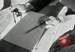 Standbild US Army University Study Center nach Zweiten Weltkrieg Frankreich, 1946, aus Sekunde 33 historischem Filmmaterial Videoclip 65675068737