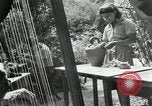 Standbild US Army University Study Center nach Zweiten Weltkrieg Frankreich, 1946, aus Sekunde 48 historischem Filmmaterial Videoclip 65675068737
