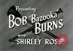 Standbild Bob Burns United States USA, 1946, aus Sekunde 12 historischem Filmmaterial Videoclip 65675068739
