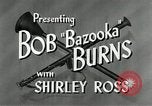 Standbild Bob Burns United States USA, 1946, aus Sekunde 14 historischem Filmmaterial Videoclip 65675068739