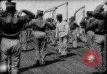 Image of Battleship fires broadside salute New York City United States USA, 1912, second 15 stock footage video 65675068744