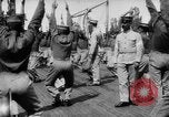Image of Battleship fires broadside salute New York City United States USA, 1912, second 22 stock footage video 65675068744