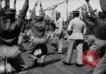 Image of Battleship fires broadside salute New York City United States USA, 1912, second 26 stock footage video 65675068744