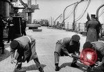 Image of Battleship fires broadside salute New York City United States USA, 1912, second 32 stock footage video 65675068744