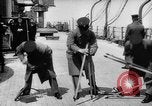 Image of Battleship fires broadside salute New York City United States USA, 1912, second 34 stock footage video 65675068744