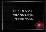 Image of United States Navy transport ships Hoboken New Jersey USA, 1918, second 6 stock footage video 65675068750