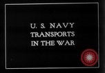 Image of United States Navy transport ships Hoboken New Jersey USA, 1918, second 7 stock footage video 65675068750