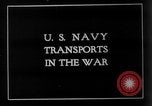 Image of United States Navy transport ships Hoboken New Jersey USA, 1918, second 8 stock footage video 65675068750