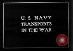 Image of United States Navy transport ships Hoboken New Jersey USA, 1918, second 9 stock footage video 65675068750