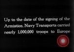 Image of United States Navy transport ships Hoboken New Jersey USA, 1918, second 19 stock footage video 65675068750