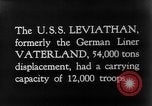 Immagine di SS Leviathan New York City Harbor USA, 1918, secondo 8 filmato di repertorio 65675068751