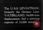 Immagine di SS Leviathan New York City Harbor USA, 1918, secondo 10 filmato di repertorio 65675068751