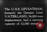 Immagine di SS Leviathan New York City Harbor USA, 1918, secondo 14 filmato di repertorio 65675068751