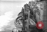 Image of Emergency drill aboard the SS Leviathan troop transport Atlantic Ocean, 1918, second 20 stock footage video 65675068755