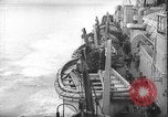 Image of Emergency drill aboard the SS Leviathan troop transport Atlantic Ocean, 1918, second 25 stock footage video 65675068755