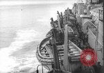 Image of Emergency drill aboard the SS Leviathan troop transport Atlantic Ocean, 1918, second 34 stock footage video 65675068755