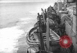 Image of Emergency drill aboard the SS Leviathan troop transport Atlantic Ocean, 1918, second 37 stock footage video 65675068755