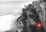 Image of Emergency drill aboard the SS Leviathan troop transport Atlantic Ocean, 1918, second 38 stock footage video 65675068755