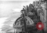 Image of Emergency drill aboard the SS Leviathan troop transport Atlantic Ocean, 1918, second 48 stock footage video 65675068755