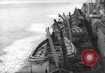 Image of Emergency drill aboard the SS Leviathan troop transport Atlantic Ocean, 1918, second 57 stock footage video 65675068755