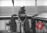 Image of Illustration of defenses aboard US troop transport vessels Atlantic Ocean, 1918, second 32 stock footage video 65675068756